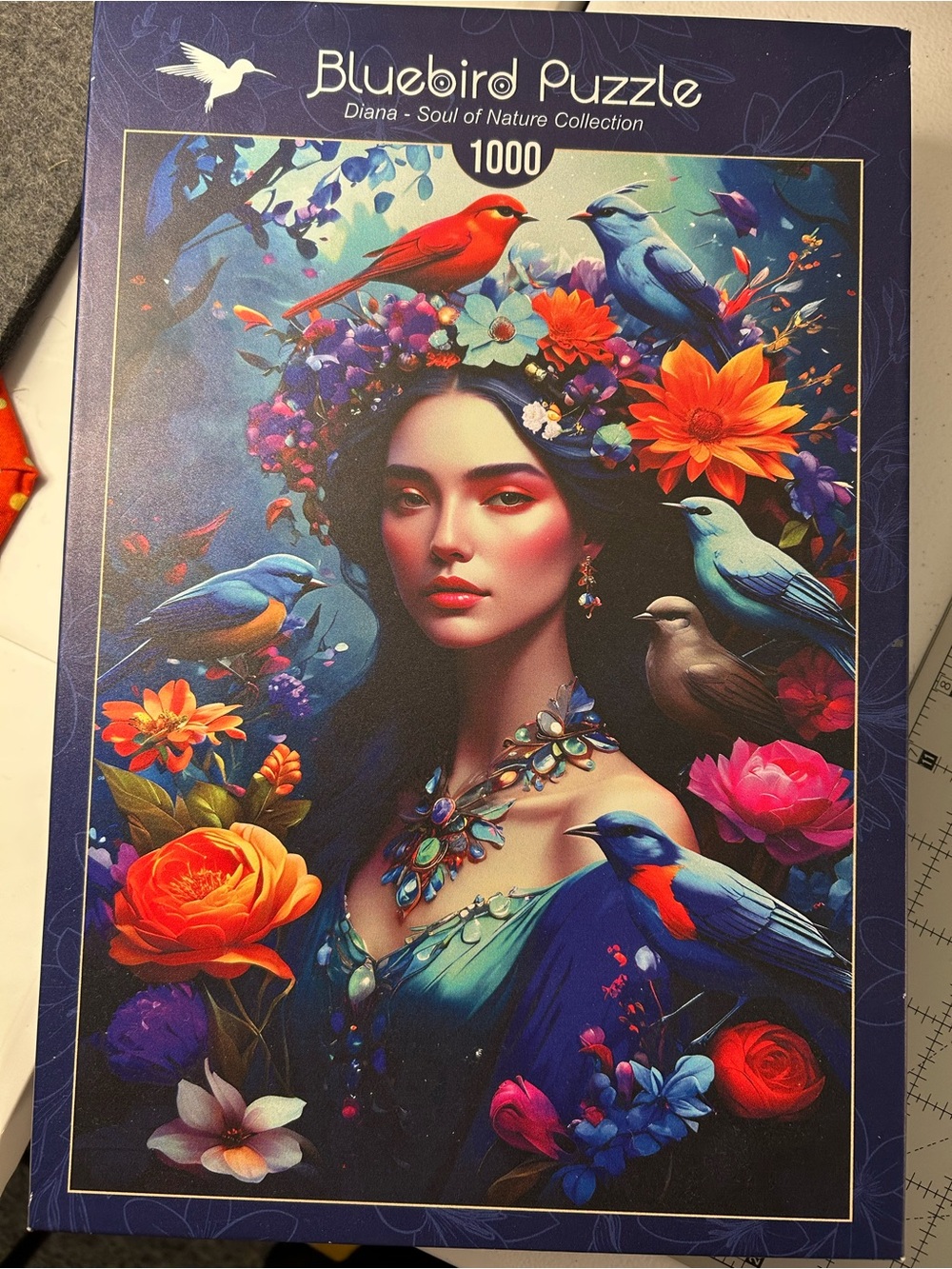 Blue Bird Diana Soul of Nature Collection - Floral Puzzle 1000 pieces